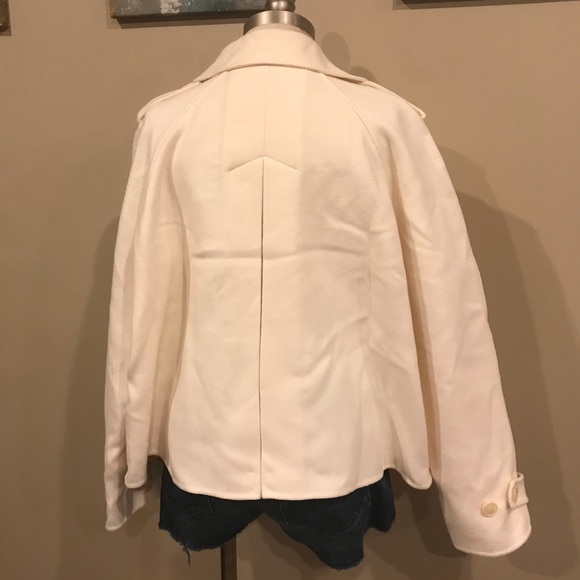 NWOT Gorgeous cream short pea coat! - Picture 2 of 6